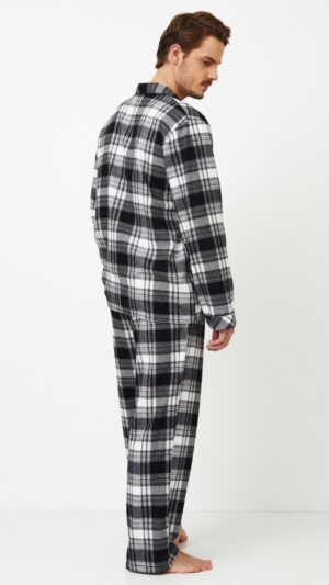 sku: JAMES | Brand: Aruelle  | Size: Small Medium Large XLarge XXLarge  | Colors: Черный/Белый  | Бренды Aruelle | Мужская коллекция Пижамы | Title: Пижама с брюками JAMES