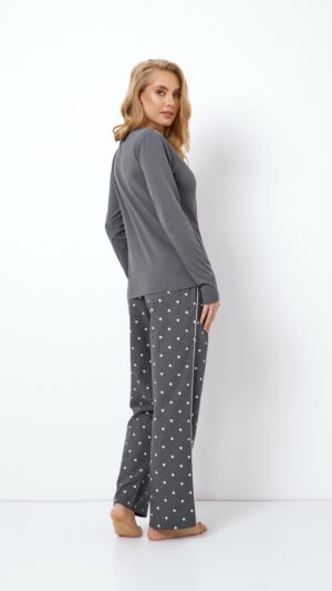 sku: JAYLEEN | Brand: Aruelle  | Size: XSmall Small Medium Large XLarge XXLarge  | Colors: Темно-Серый  | Бренды Aruelle | Домашняя одежда Пижамы | Title: Пижама с брюками JAYLEEN