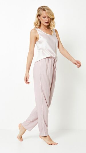 sku: LAKENA | Brand: Aruelle  | Size: XSmall Small Medium Large XLarge XXLarge  | Colors: Пыльная роза  | Бренды Aruelle | Домашняя одежда Пижамы | Title: Пижама с брюками LAKENA