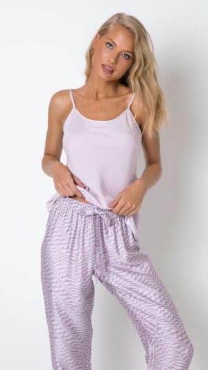 sku: LIVIA | Brand: Aruelle  | Size: XSmall Small Medium Large XLarge  | Colors: Сиреневый  | Бренды Aruelle | Домашняя одежда Пижамы | Title: Пижама с брюками LIVIA