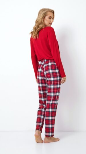 sku: MARIE | Brand: Aruelle  | Size: XSmall Small Medium Large XLarge XXLarge  | Colors: Красный/Белый  | Бренды Aruelle | Домашняя одежда Пижамы | Title: Пижама с брюками MARIE
