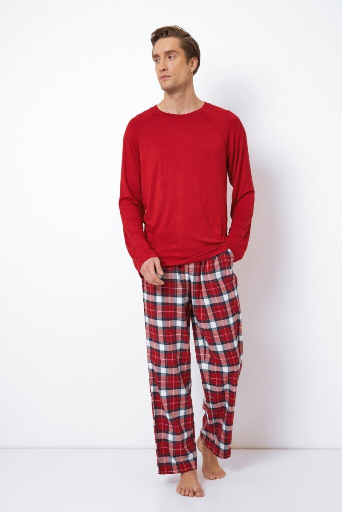 sku: MAX | Brand: Aruelle  | Size: Small Medium Large XLarge XXLarge  | Colors: Красный/Белый  | Бренды Aruelle | Мужская коллекция Пижамы | Title: Пижама с брюками MAX