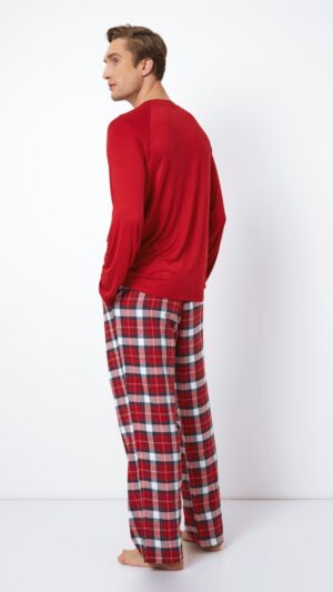 sku: MAX | Brand: Aruelle  | Size: Small Medium Large XLarge XXLarge  | Colors: Красный/Белый  | Бренды Aruelle | Мужская коллекция Пижамы | Title: Пижама с брюками MAX