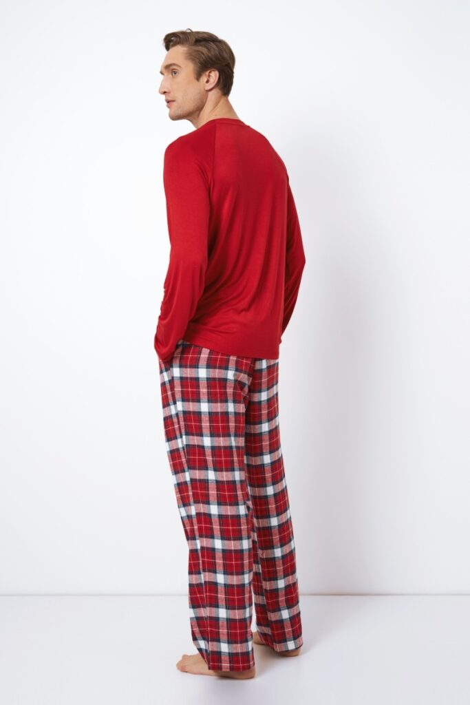 sku: MAX | Brand: Aruelle  | Size: Small Medium Large XLarge XXLarge  | Colors: Красный/Белый  | Бренды Aruelle | Мужская коллекция Пижамы | Title: Пижама с брюками MAX