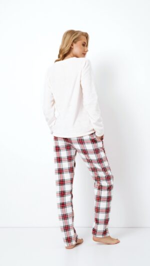 sku: MILENA | Brand: Aruelle  | Size: XSmall Small Medium Large XLarge XXLarge  | Colors: Красный/Белый  | Бренды Aruelle | Домашняя одежда Пижамы | Title: Пижама с брюками MILENA