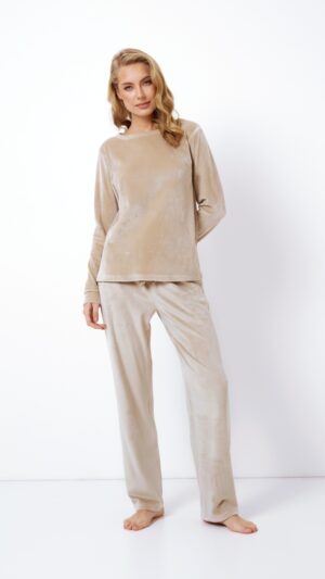 sku: MILLIE | Brand: Aruelle  | Size: XSmall Small Medium Large XLarge XXLarge  | Colors: Бежевый  | Бренды Aruelle | Домашняя одежда Пижамы | Title: Пижама с брюками MILLIE