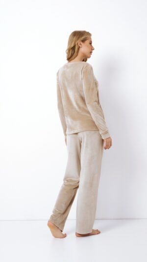 sku: MILLIE | Brand: Aruelle  | Size: XSmall Small Medium Large XLarge XXLarge  | Colors: Бежевый  | Бренды Aruelle | Домашняя одежда Пижамы | Title: Пижама с брюками MILLIE