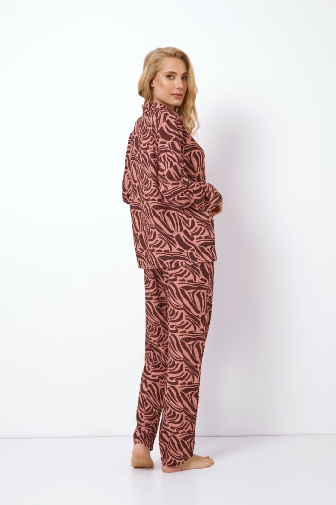 sku: ROSABEL | Brand: Aruelle  | Size: XSmall Small Medium Large XLarge XXLarge  | Colors: Коричневая роза  | Бренды Aruelle | Домашняя одежда Пижамы | Title: Пижама с брюками ROSABEL