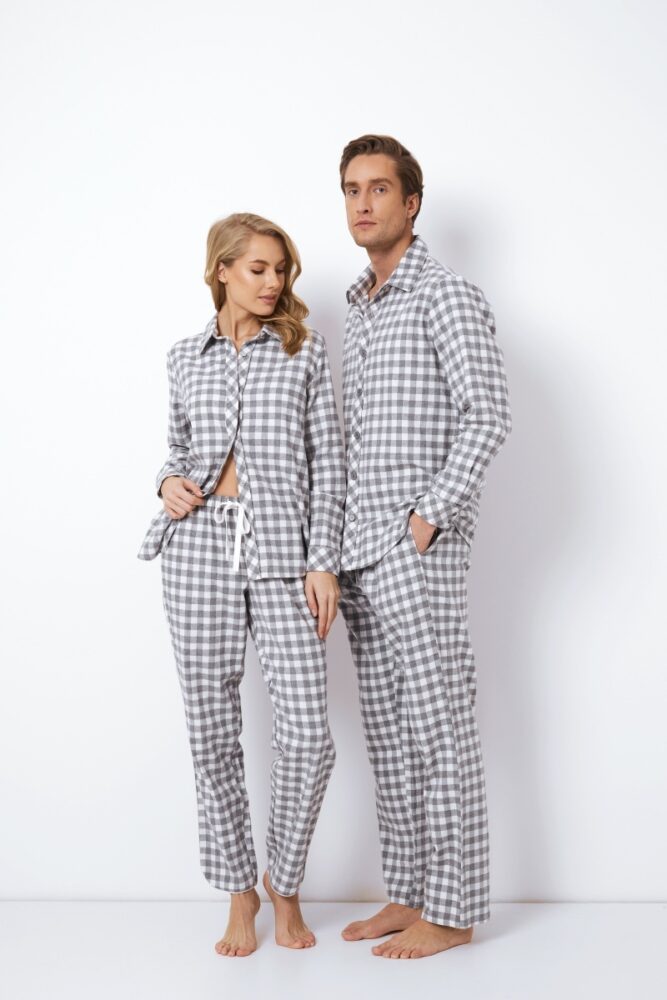 sku: SAMUEL | Brand: Aruelle  | Size: Small Medium Large XLarge XXLarge  | Colors: Серый/Белый  | Бренды Aruelle | Мужская коллекция Пижамы | Title: Пижама с брюками SAMUEL