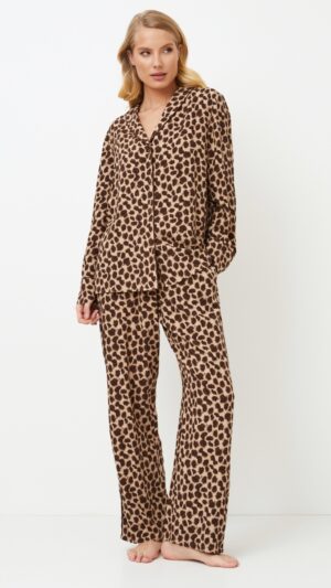 sku: SUSAN | Brand: Aruelle  | Size: XSmall Small Medium Large XLarge XXLarge  | Colors: Кофейный  | Бренды Aruelle | Домашняя одежда Пижамы | Title: Пижама с брюками SUSAN