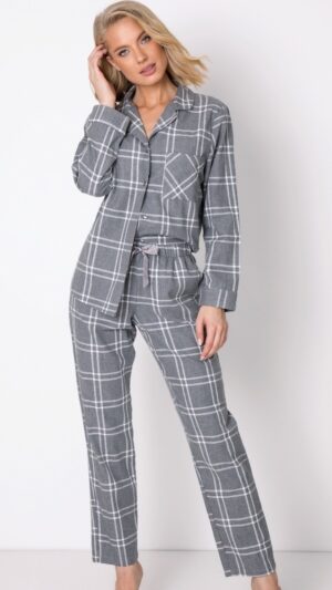 sku: TYRA | Brand: Aruelle  | Size: XSmall Small Medium Large XLarge XXLarge  | Colors: Серый  | Бренды Aruelle | Домашняя одежда Пижамы | Title: Пижама с брюками TYRA