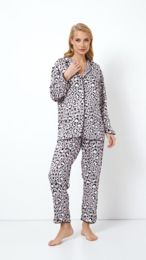 sku: VALENCIA | Brand: Aruelle  | Size: XSmall Small Medium Large XLarge  | Colors: Черный/серый  | Бренды Aruelle | Домашняя одежда Пижамы | Title: Пижама с брюками VALENCIA