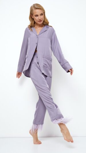 sku: VIVIAN | Brand: Aruelle  | Size: XSmall Small Medium Large XLarge XXLarge  | Colors: Лаванда  | Бренды Aruelle | Домашняя одежда Пижамы | Title: Пижама с брюками VIVIAN