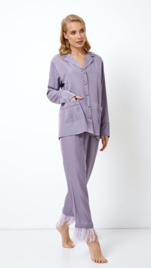 sku: VIVIAN | Brand: Aruelle  | Size: XSmall Small Medium Large XLarge XXLarge  | Colors: Лаванда  | Бренды Aruelle | Домашняя одежда Пижамы | Title: Пижама с брюками VIVIAN
