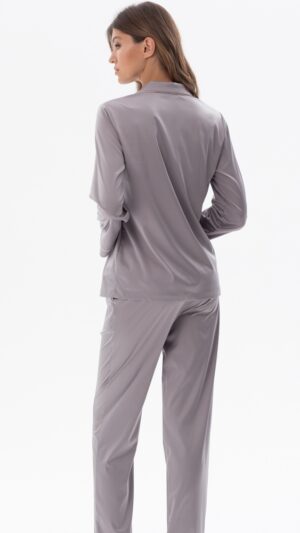 sku: 60579 | Brand: Laete  | Size: XSmall Small Medium Large XLarge XXLarge  | Colors: Лимонный Персиковый Серо-бежевый Сиренево-коричневый  | Бренды Laete | Домашняя одежда Пижамы | Title: Пижама с брюками