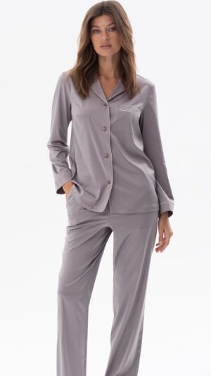 sku: 60579 | Brand: Laete  | Size: XSmall Small Medium Large XLarge XXLarge  | Colors: Лимонный Персиковый Серо-бежевый Сиренево-коричневый  | Бренды Laete | Домашняя одежда Пижамы | Title: Пижама с брюками