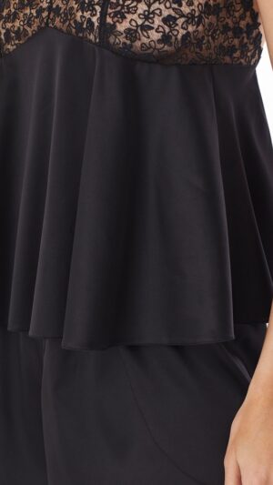 sku: 61836 | Brand: Laete  | Size: XSmall Small Medium Large  | Colors: Темно-синий  | Бренды Laete | Домашняя одежда Пижамы | Title: Пижама с шортами