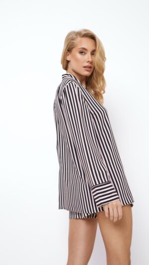 sku: BRITTANY | Brand: Aruelle  | Size: XSmall Small Medium Large XLarge XXLarge  | Colors: Черный/Розовый  | Бренды Aruelle | Домашняя одежда Пижамы | Title: Пижама с шортами BRITTANY