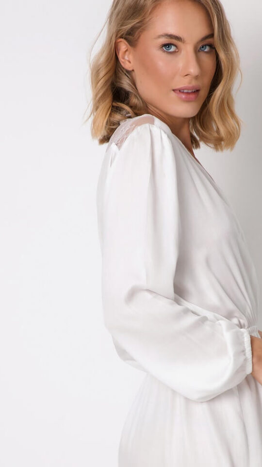 sku: IRIS | Brand: Aruelle  | Size: XSmall Small Medium Large XLarge  | Colors: Белый  | Бренды Aruelle | Домашняя одежда Халаты | Title: Халат IRIS