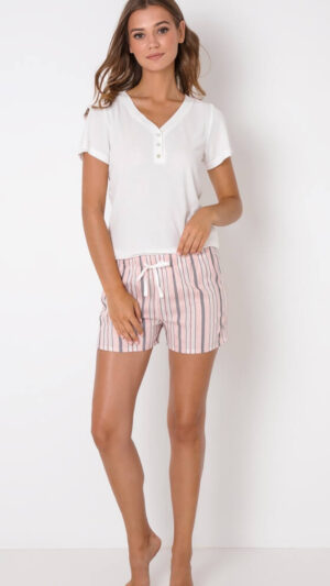 sku: SARAH | Brand: Aruelle | Size: XSmall Small Medium Large XLarge | Colors: Светло-Розовый | Бренды Aruelle | Домашняя одежда Пижамы | Title: Пижама с шортами SARAH