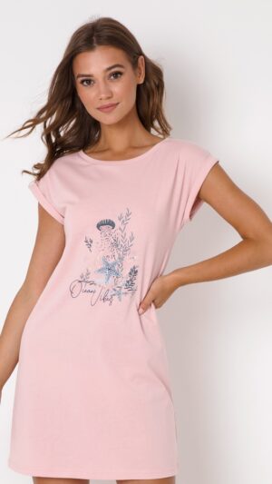 sku: SCARLETTE | Brand: Aruelle  | Size: XSmall Small Medium Large XLarge XXLarge  | Colors: Светло-Розовый  | Бренды Aruelle | Домашняя одежда Сорочки | Title: Сорочка SCARLETTE