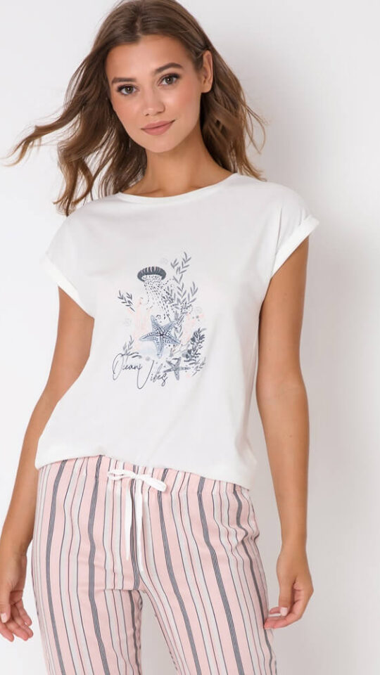 sku: SCARLETTE | Brand: Aruelle  | Size: XSmall Small Medium Large XLarge  | Colors: Светло-Розовый  | Бренды Aruelle | Домашняя одежда Пижамы | Title: Пижама с брюками SCARLETTE