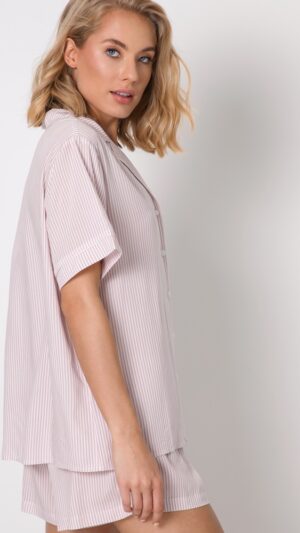 sku: WENDY | Brand: Aruelle  | Size: XSmall Small Medium Large XLarge XXLarge  | Colors: Светло-Розовый  | Бренды Aruelle | Домашняя одежда Пижамы | Title: Пижама с шортами WENDY