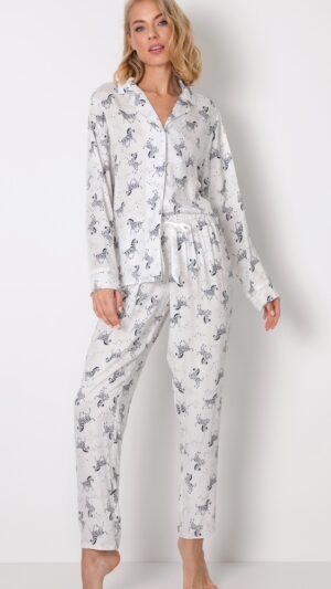 sku: ZOE | Brand: Aruelle  | Size: XSmall Small Medium Large XLarge XXLarge  | Colors: Белый  | Бренды Aruelle | Домашняя одежда Пижамы | Title: Пижама с брюками ZOE