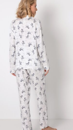 sku: ZOE | Brand: Aruelle  | Size: XSmall Small Medium Large XLarge XXLarge  | Colors: Белый  | Бренды Aruelle | Домашняя одежда Пижамы | Title: Пижама с брюками ZOE