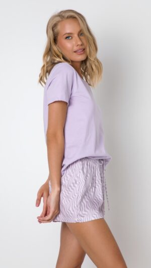 sku: LILY | Brand: Aruelle  | Size: XSmall Small Medium Large XLarge XXLarge  | Colors: Сиреневый  | Бренды Aruelle | Домашняя одежда Пижамы | Title: Пижама с шортами LILY