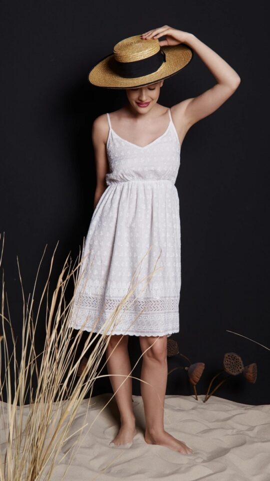 sku: couture 48 | Brand: Fattore  | Size: Small Medium Large  | Colors: Белый  | Бренды Fattore | Пляжная одежда | Title: Платье FATTORE