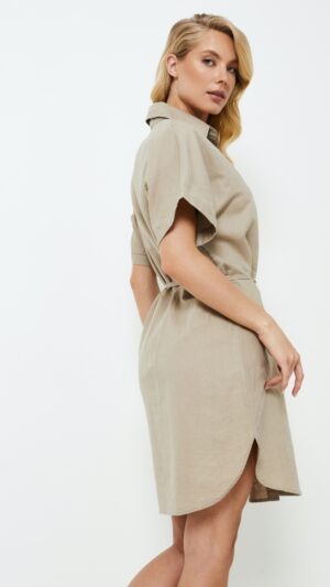 sku: CLEO | Brand: Aruelle  | Size: XSmall Small Medium Large XLarge XXLarge  | Colors: Льняной  | Бренды Aruelle | Домашняя одежда Платья | Title: Платье CLEO