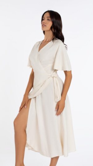 sku: BR24-01-LL | Brand: Marc Andre  | Size: Small Medium Large  | Colors: Белый  | Бренды Marc&Andre | Пляжная одежда | Title: Платье LUXURY LINENS
