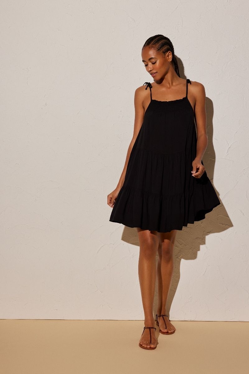 sku: 85944 | Brand: Ysabel Mora  | Size: Small Medium Large XLarge  | Colors: Черный  | Бренды Ysabel Mora | Пляжная одежда | Title: Платье