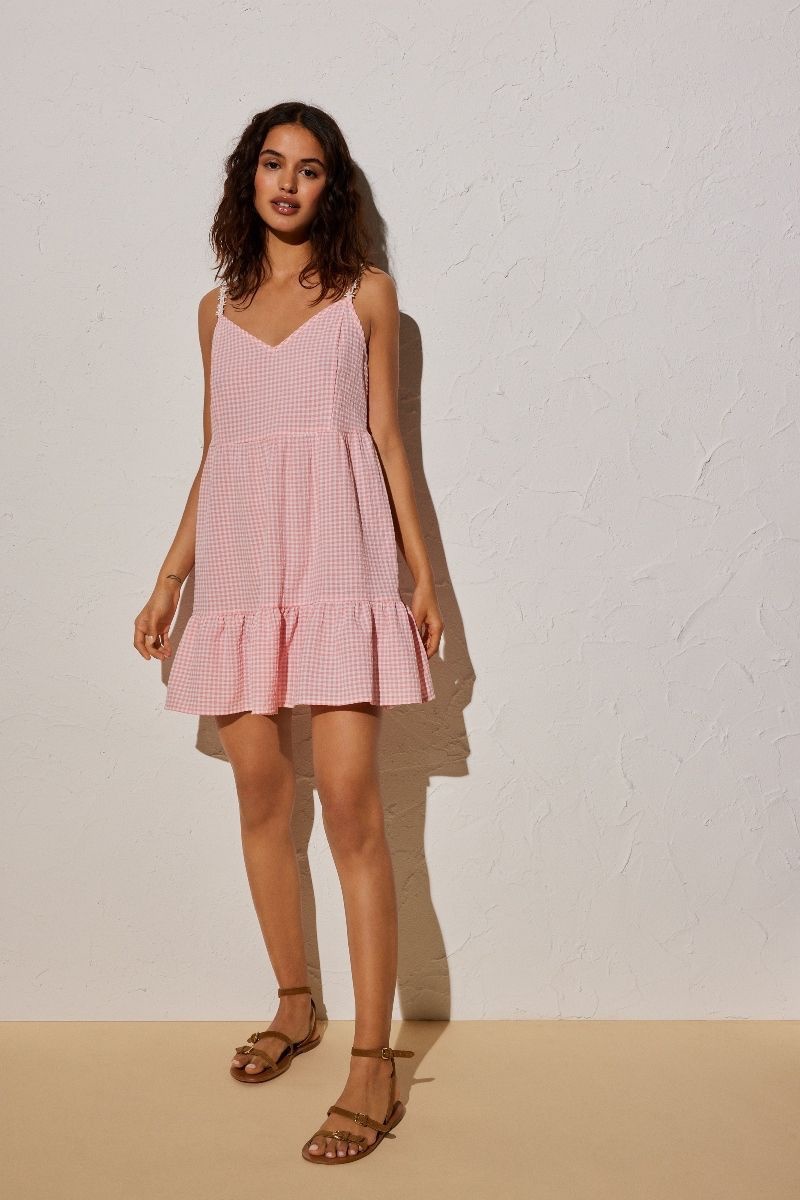 sku: 85900 | Brand: Ysabel Mora  | Size: Small Medium Large  | Colors: Светло-Розовый  | Бренды Ysabel Mora | Пляжная одежда | Title: Платье