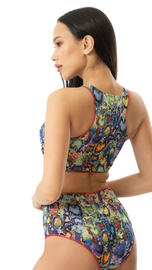 sku: 21981326 | Brand: Roda Soleil  | Size: XSmall Small Medium Large XLarge  | Colors: Цветной  | Бренды RoDa Soleil | Купальники Раздельные | Title: Трусы высокие ЗМЕЯ