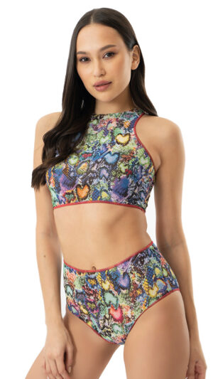 sku: 21981326 | Brand: Roda Soleil  | Size: XSmall Small Medium Large XLarge  | Colors: Цветной  | Бренды RoDa Soleil | Купальники Раздельные | Title: Трусы высокие ЗМЕЯ