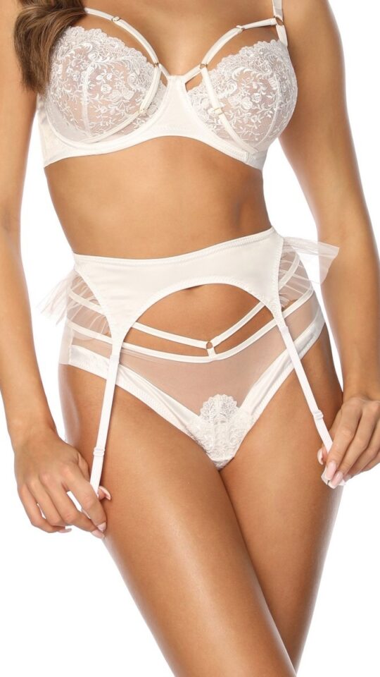 sku: 1045-GB | Brand: Kinga  | Size: XSmall Small Medium Large XLarge  | Colors: Экрю  | Бренды KINGA  | Нижнее белье | Title: Пояс для чулок BRIDE JENNY