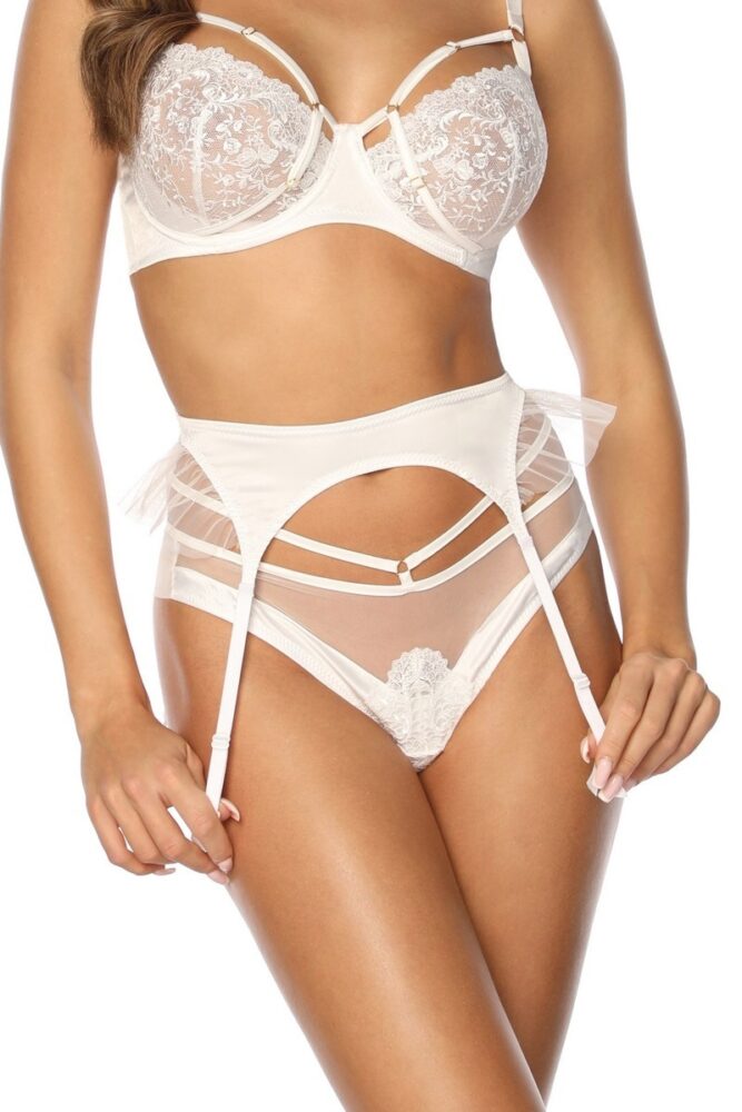 sku: 1045-GB | Brand: Kinga  | Size: XSmall Small Medium Large XLarge  | Colors: Экрю  | Бренды KINGA  | Нижнее белье | Title: Пояс для чулок BRIDE JENNY