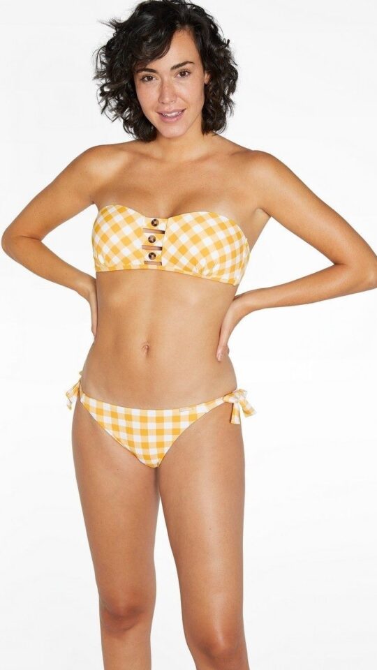 sku: 81628 | Brand: Ysabel Mora  | Size: 100 B 85 B 90 B 95 B  | Colors: Желтый/Белый  | Бренды Ysabel Mora | Купальники Раздельные | Title: Раздельный купальник