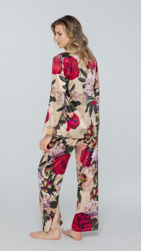 sku: W23-00SS107 | Brand: Marc Andre  | Size: 36 38 40 42 44  | Colors: Бежевый  | Бренды Marc&Andre | Домашняя одежда Рубашки | Title: Рубашка PETAL BEAUTY