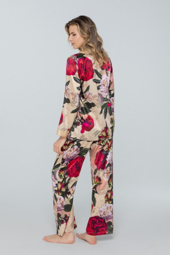 sku: W23-00SS107 | Brand: Marc Andre  | Size: 36 38 40 42 44  | Colors: Бежевый  | Бренды Marc&Andre | Домашняя одежда Рубашки | Title: Рубашка PETAL BEAUTY