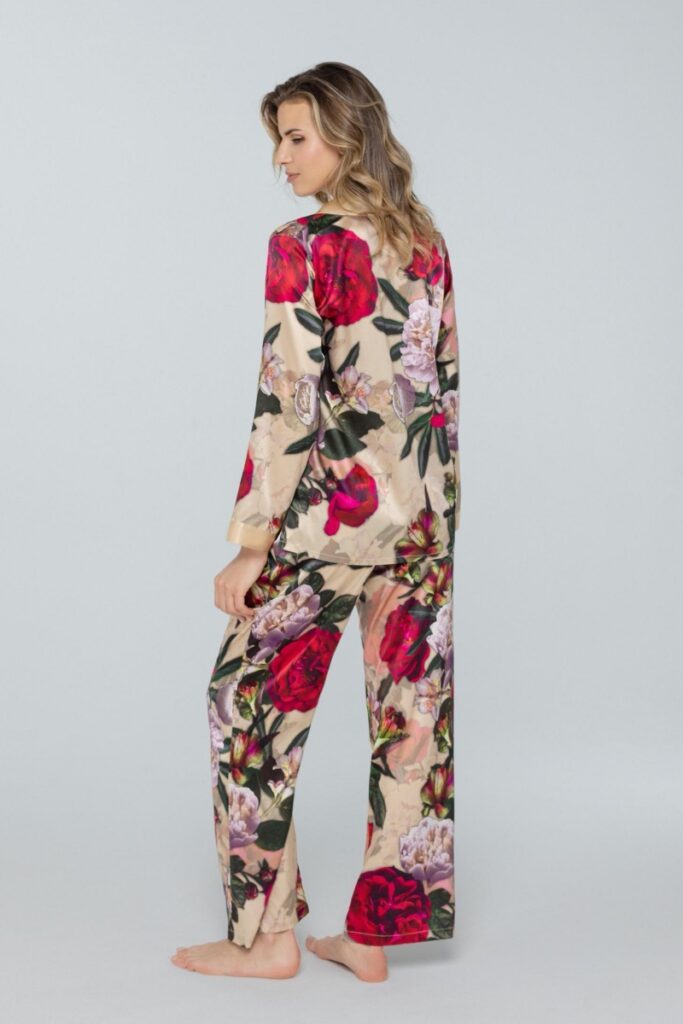 sku: W23-00SS107 | Brand: Marc Andre  | Size: 36 38 40 42 44  | Colors: Бежевый  | Бренды Marc&Andre | Домашняя одежда Рубашки | Title: Рубашка PETAL BEAUTY