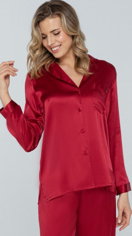 sku: W23-00SS307 | Brand: Marc Andre | Size: 36 38 40 42 44 | Colors: Красный | Бренды Marc&Andre | Домашняя одежда Рубашки | Title: Рубашка PETAL BEAUTY