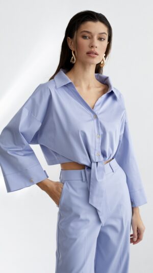 sku: 55406 | Brand: Laete  | Size: XSmall Small Medium Large XLarge XXLarge  | Colors: Гиацинт Лунный камень Пыльная роза  | Бренды Laete | Пляжная одежда | Title: Рубашка