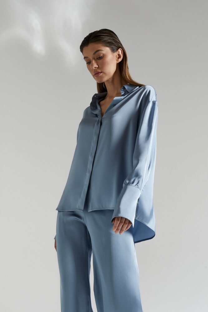 sku: 61810 | Brand: Laete | Size: XSmall Small Medium Large XLarge XXLarge | Colors: Светло-Коричневый Терракотовый Туманный голубой | Бренды Laete | Пляжная одежда | Title: Рубашка