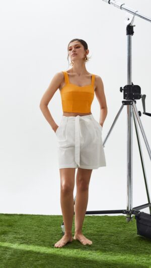 sku: 61781 | Brand: Laete  | Size: XSmall Small Medium Large XLarge  | Colors: Бежевый Белый Оливковый Оранжевый  | Бренды Laete | Пляжная одежда | Title: Шорты
