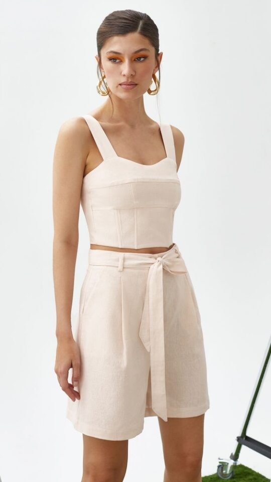 sku: 61781 | Brand: Laete  | Size: XSmall Small Medium Large XLarge  | Colors: Бежевый Белый Оливковый Оранжевый  | Бренды Laete | Пляжная одежда | Title: Шорты