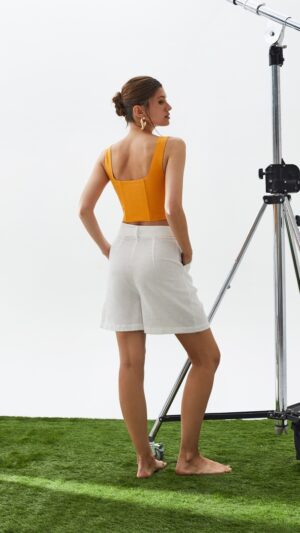 sku: 61781 | Brand: Laete  | Size: XSmall Small Medium Large XLarge  | Colors: Бежевый Белый Оливковый Оранжевый  | Бренды Laete | Пляжная одежда | Title: Шорты