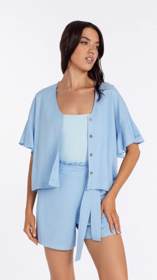 sku: BR24-02-LB | Бренды Marc&Andre | Пляжная одежда | Title: Блуза LUXURY LINENS